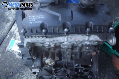 Engine for Skoda Octavia (1Z) 1.9 TDI, 105 hp, hatchback, 2009 Code: BXE